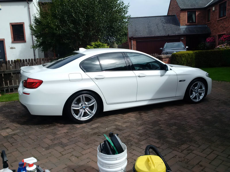 Illustration for article titled REPOST: Today's jaunt, BMW 5 Series, full cleanÂ
